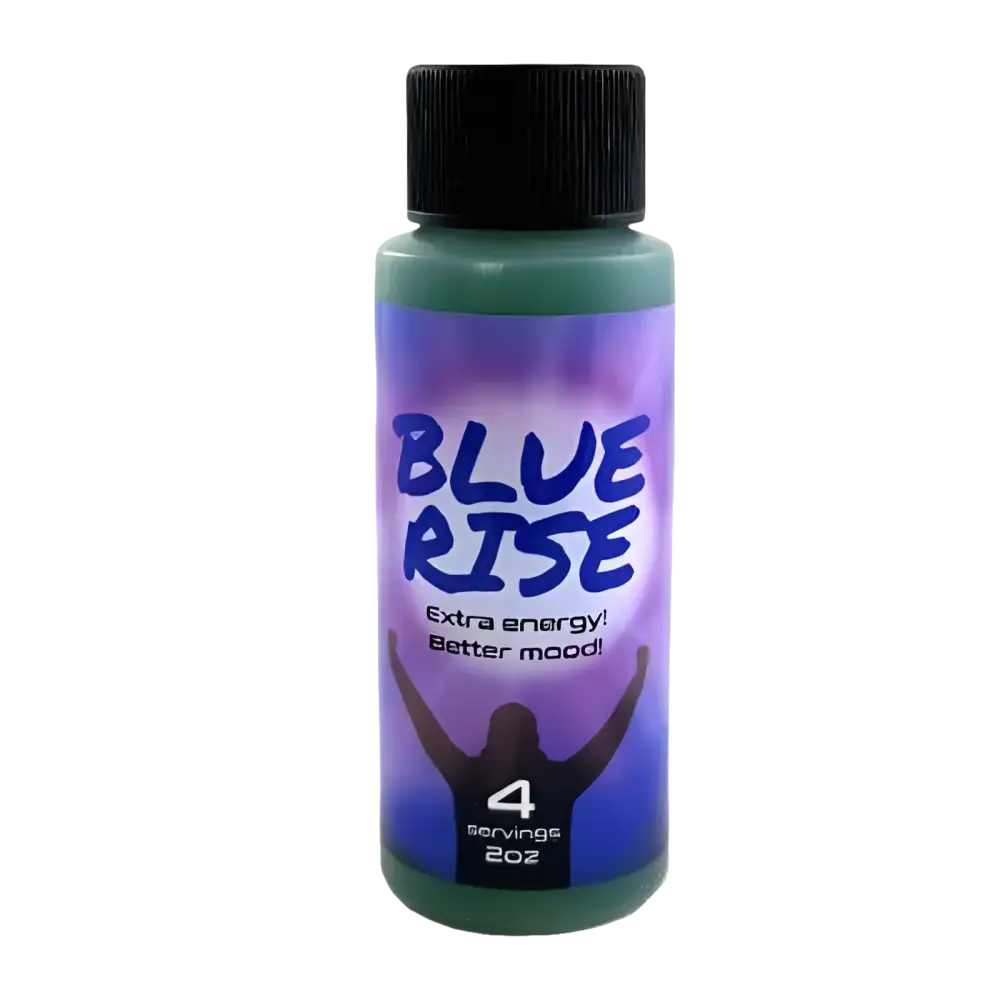2oz Blue Rise Red Dawn Formula Original Party Drink 6 Bottles - Dietary Supplement