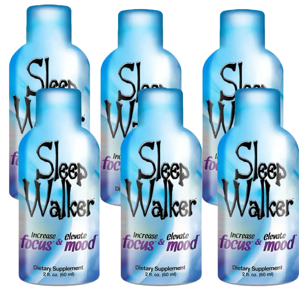 2oz Sleep Walker Shot Focus & Mood Optimizer - 6 Bottles - Dietary Supplement