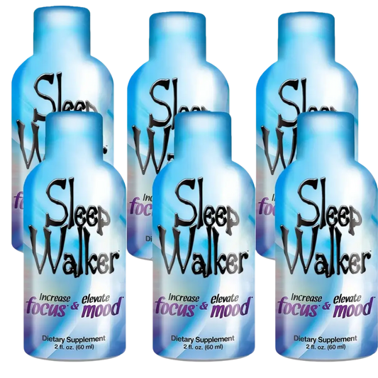 2oz Sleep Walker Shot Focus & Mood Optimizer - 6 Bottles - Dietary Supplement