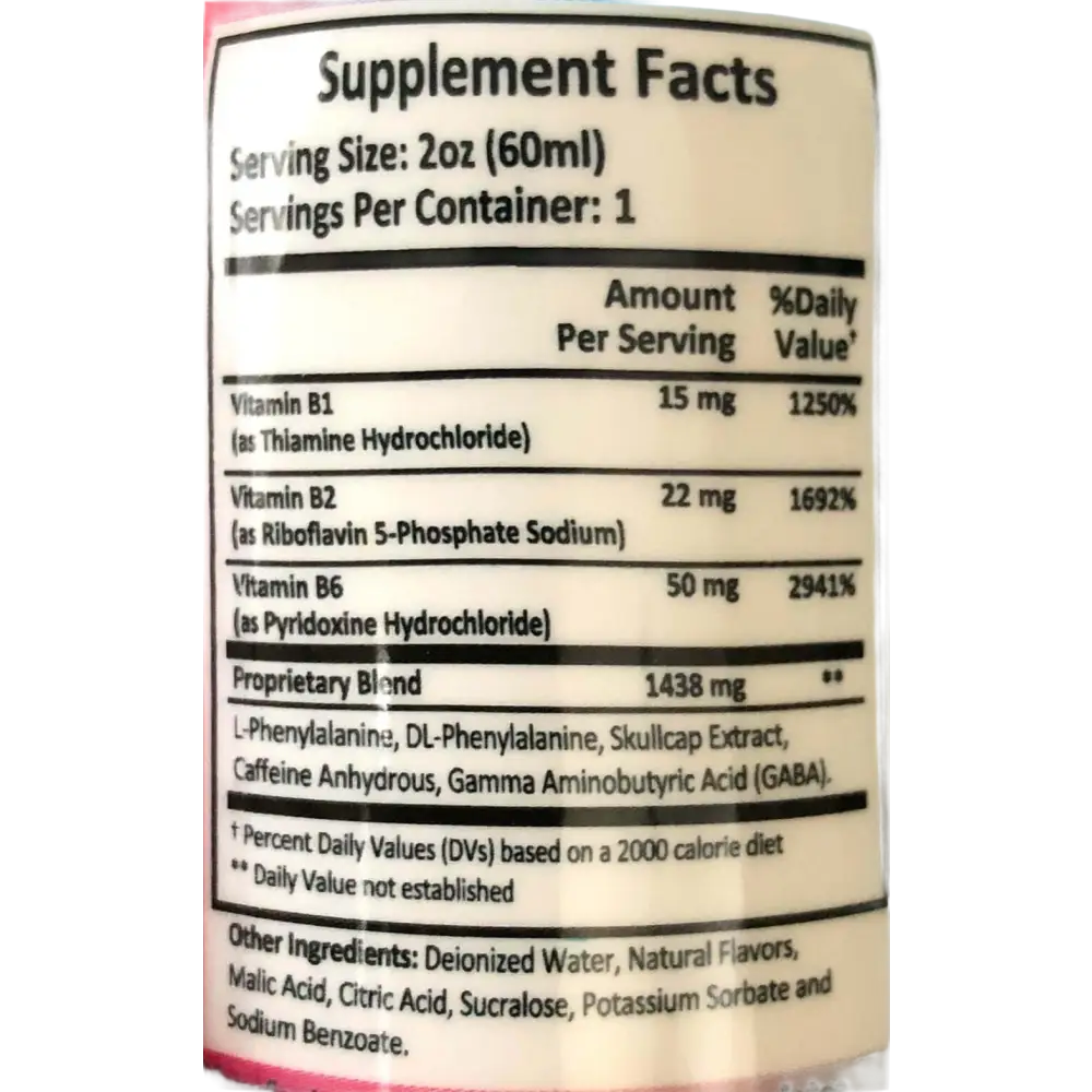 2oz Sleep Walker Shot Focus & Mood Optimizer - 6 Bottles - Dietary Supplement