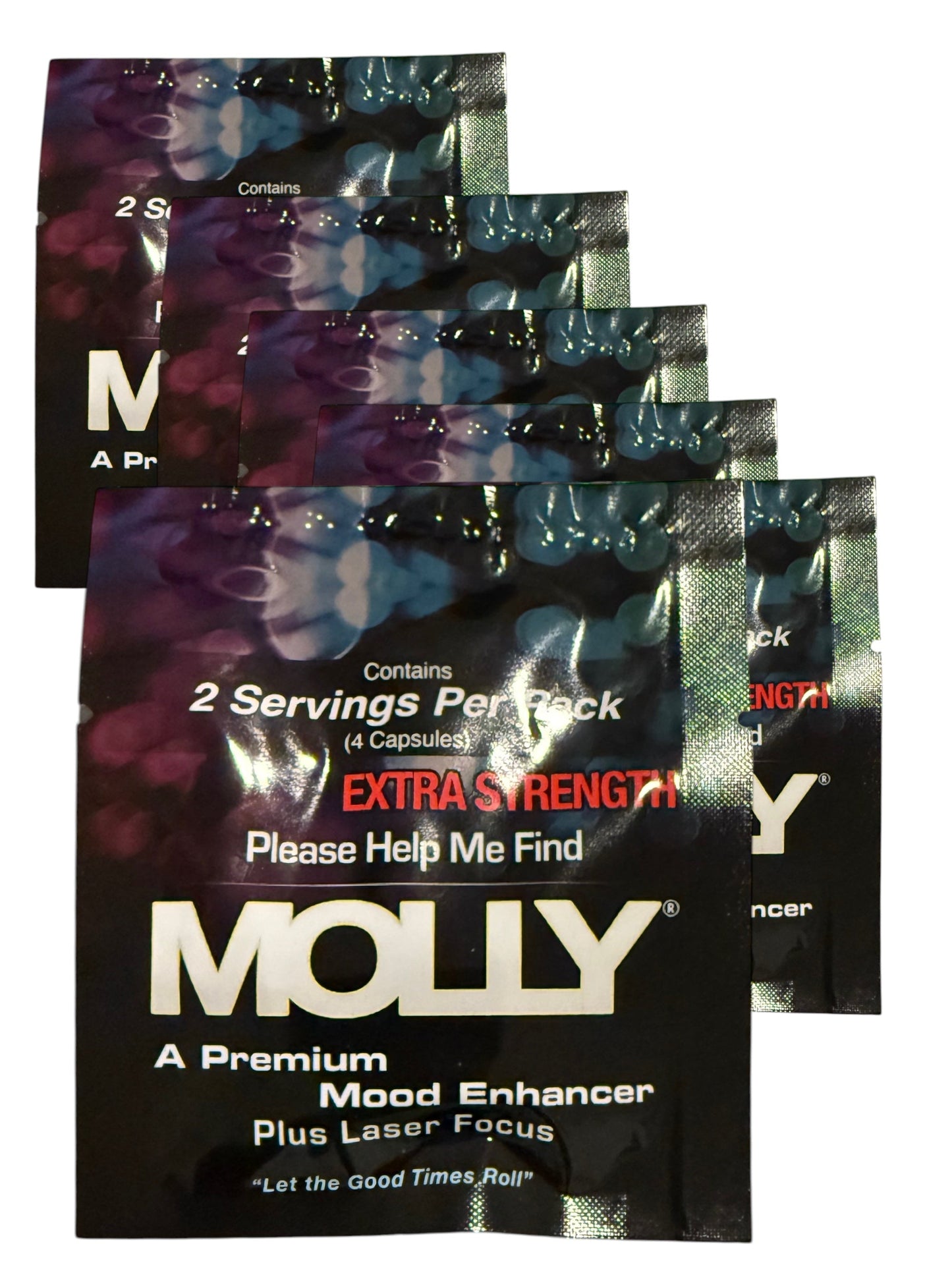 Molly Premium Mood Enhancer Plus Laser Focus – Extra Strength (6 Packets, 2 Servings Each)