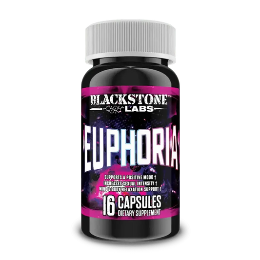 Blackstone Labs Euphoria – Natural Mood Booster & Hangover-Free Relaxation 2 Bottles (16 Count) - Dietary Supplement
