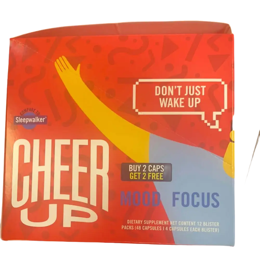 Cheer UP Original Sleep Walker Formula 4 Count Capsule Full Box - Dietary Supplement