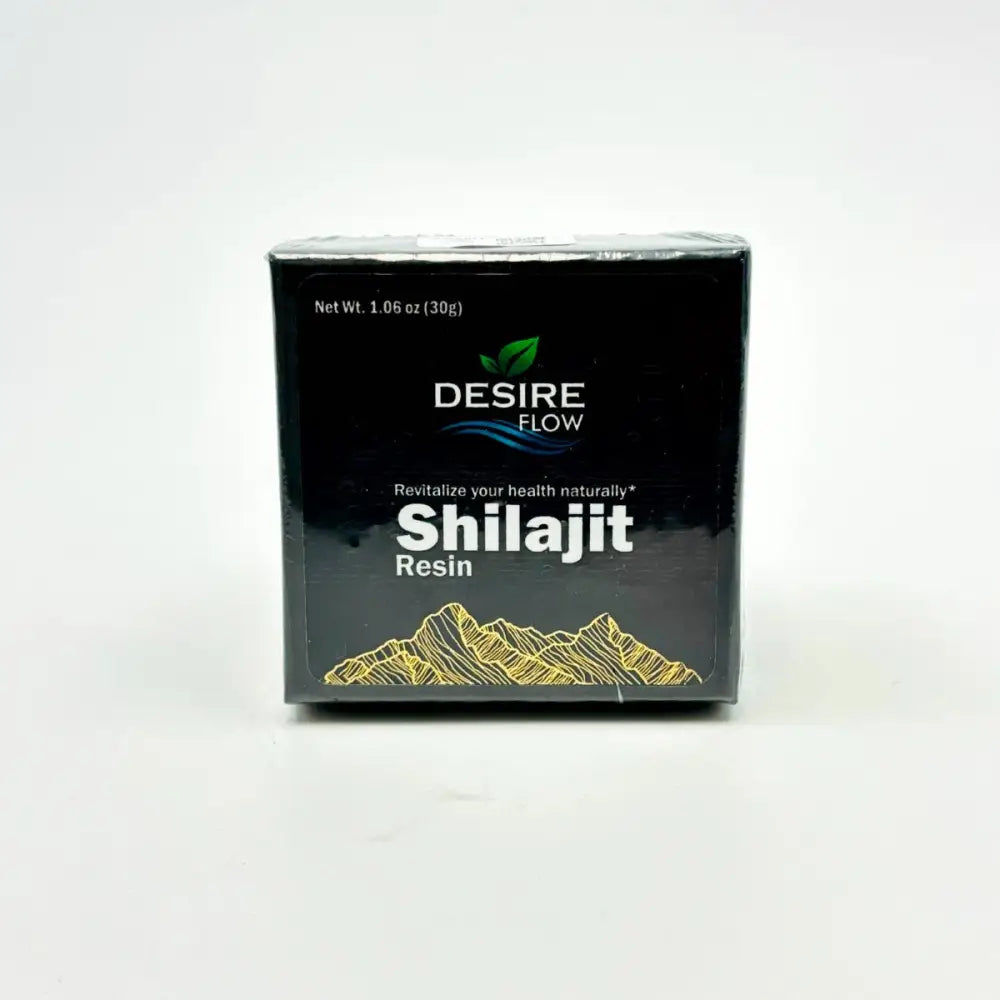 Desire Flow Pure Himalayan Shilajit Resin – 30g (75 Servings) - Shilajit