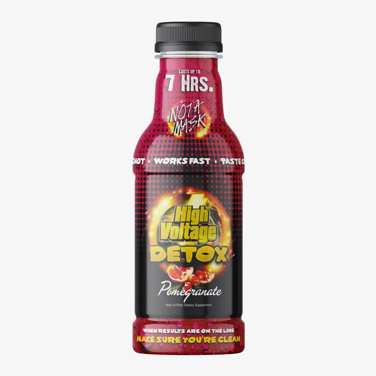 High Voltage Detox Drink 16 oz – Pomegranate Power Cleanse