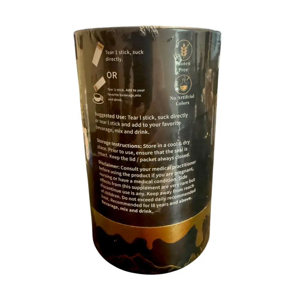 Himalayan Shilajit Honey Energy Stick – Natural Vitality & Wellness Support 30 Sticks - Dietary Supplement