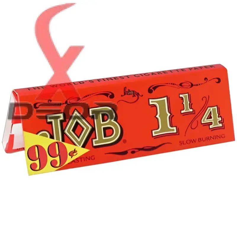Job 1 1/4 rolling papers – classic orange/red pack 12 booklets (32 each)