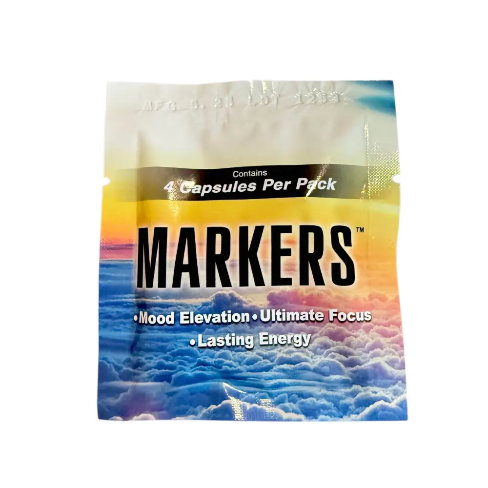 Markers ’Leave Yours’ – Mood & Focus Energy Capsules (6 Pack) - Dietary Supplement