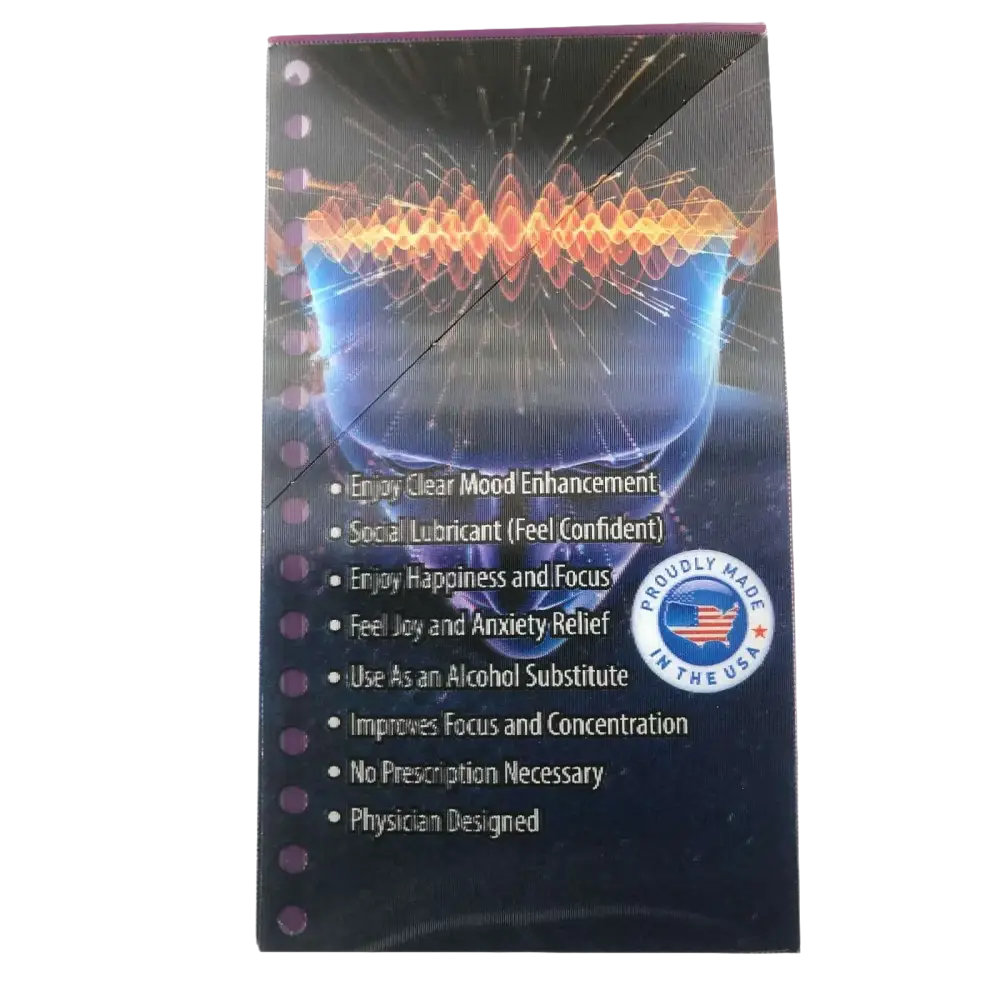 Purple Magic Focus Mood Enhancement Full Box 12 Card 24 Capsule - Dietary Supplement