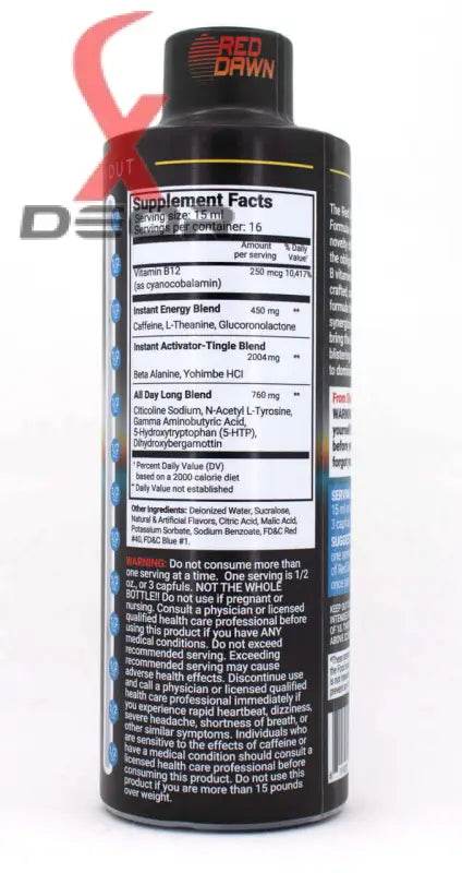 Red Dawn Black Label Formula 8oz Bottle 16 Serving 1 Bottle - XDeor