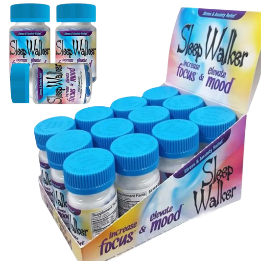 Red Dawn Sleep Walker Capsule Focus Mood Enhancer Full Box 12 Bottles - Dietary Supplement