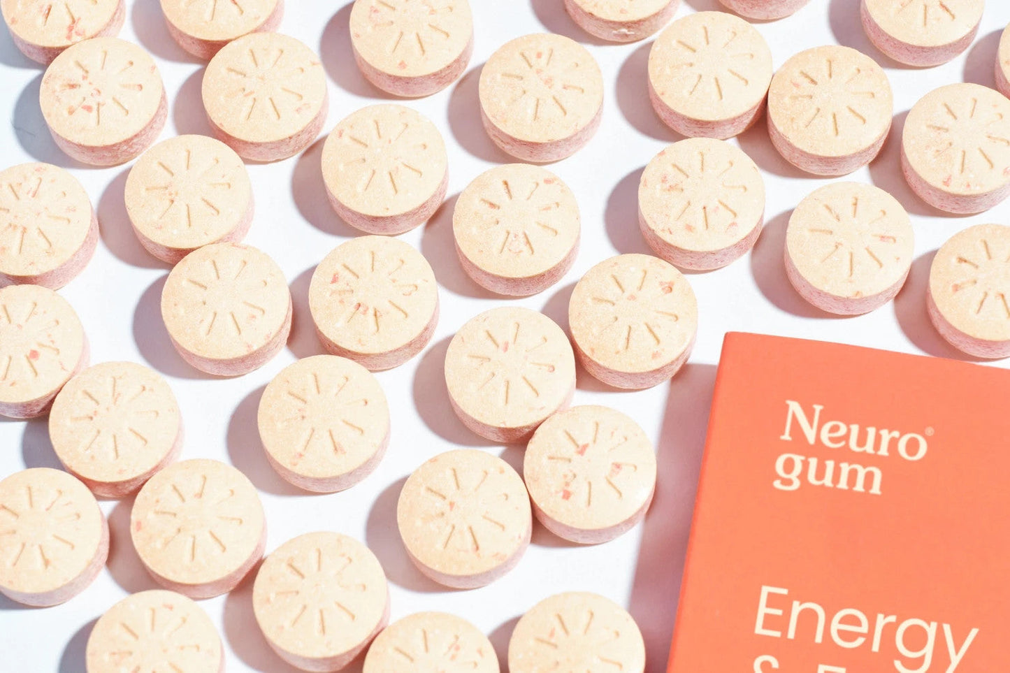 Neuro Gum Cinnamon – Energy & Focus | Vegan | Sugar-Free | B-Vitamins – 2 Pack (18 Pieces)