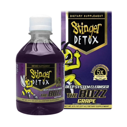 Stinger Detox Buzz 5X Extra Strength Drink – Grape – 8 FL OZ