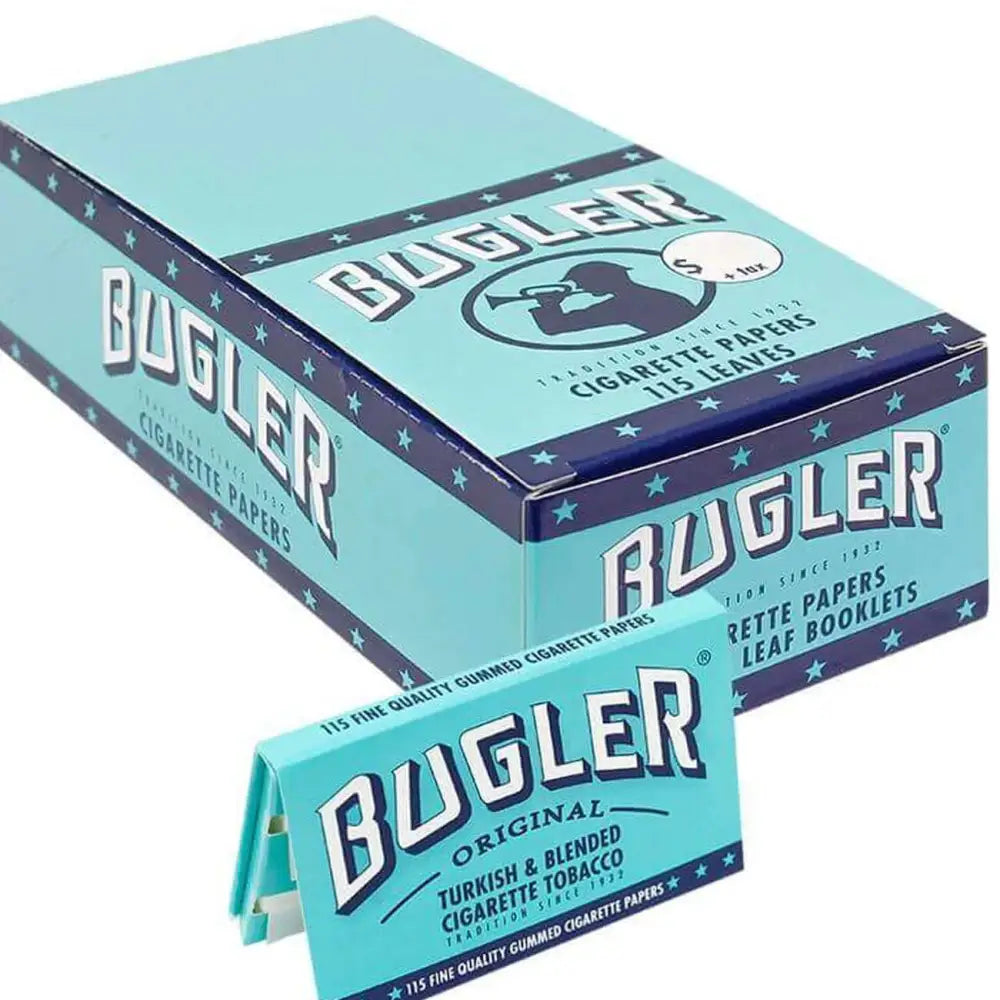 Bugler Rolling Papers SW 115 Leaves per Book - 10 - Booklets - Papers and Wraps