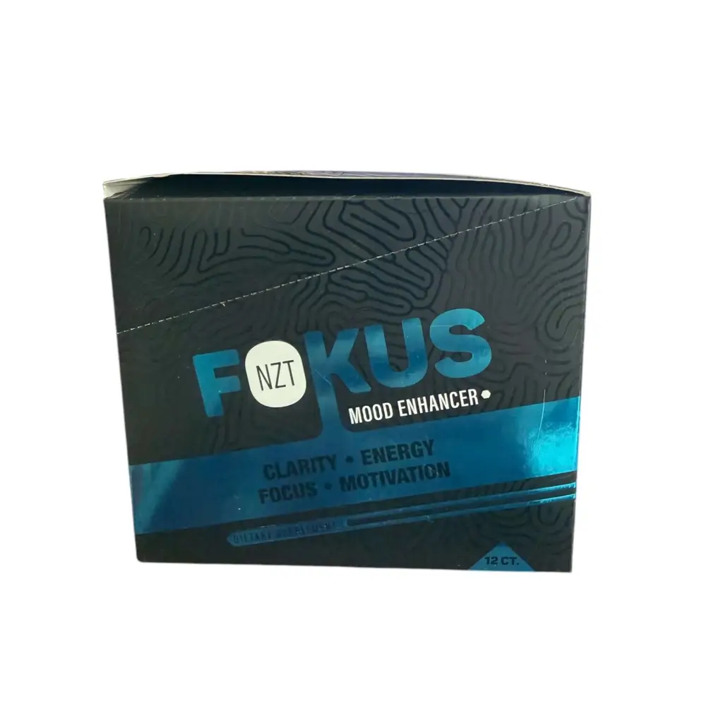 FOKUS Mood Enhancer NZT Clarity Energy Focus Motivation Full Box - Dietary Supplement
