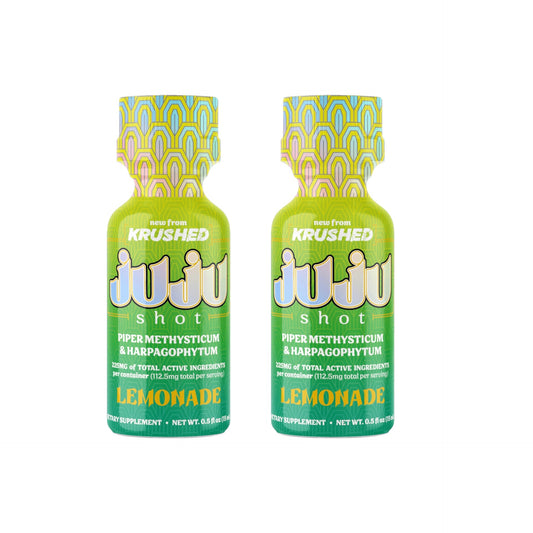 Krushed JUJU Kava Shot – Lemonade | Kava and Devil’s Claw Blend (15mL) 225mg 2 Pack