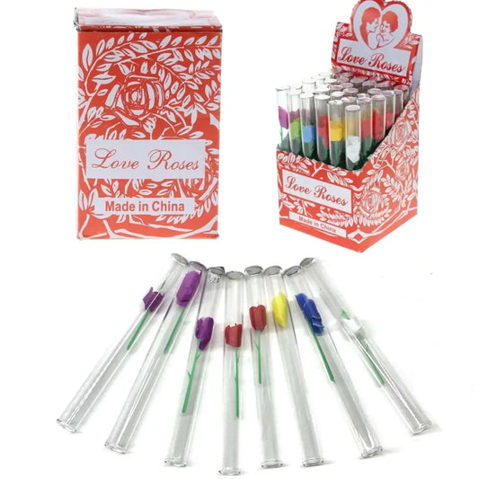 Love Roses Tube with Flowers 2 boxes/36pcs ’72 total’ - Dietary Supplement