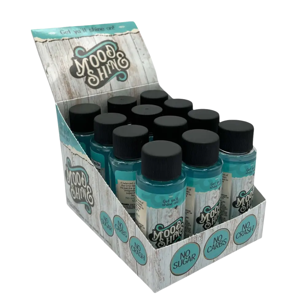 Mood & Shine 2oz Shot No Sugar No Carb No Crash Super Charge Day Box - Dietary Supplement
