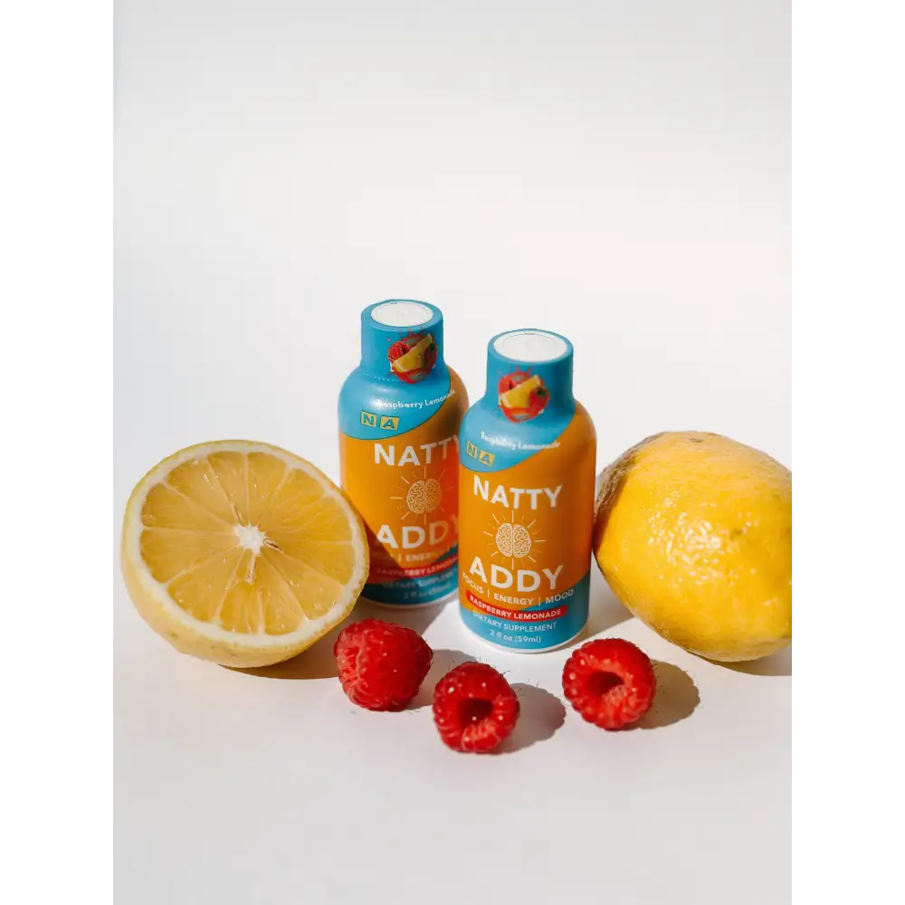 Natty Addy 2oz Energy Shots – Fast-Acting Focus & Performance Boost - Full Box - Dietary Supplement