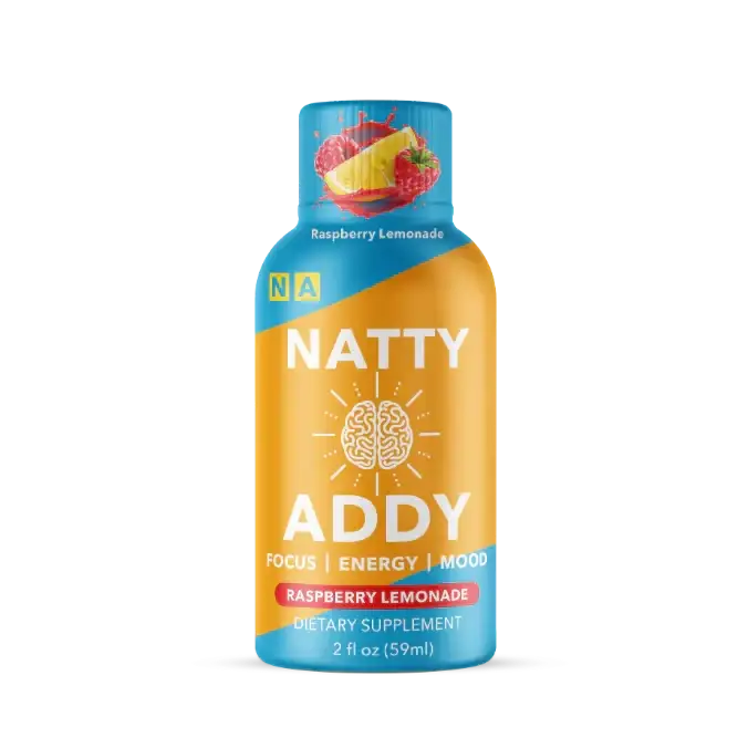 Natty Addy 2oz Energy Shots – Fast-Acting Focus & Performance Boost - Full Box - Dietary Supplement