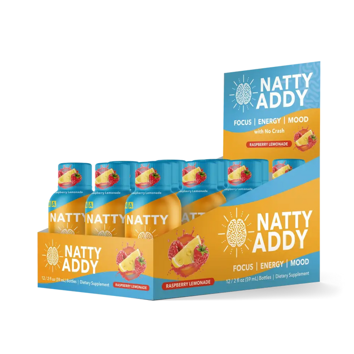Natty Addy 2oz Energy Shots – Fast-Acting Focus & Performance Boost - 6 ...