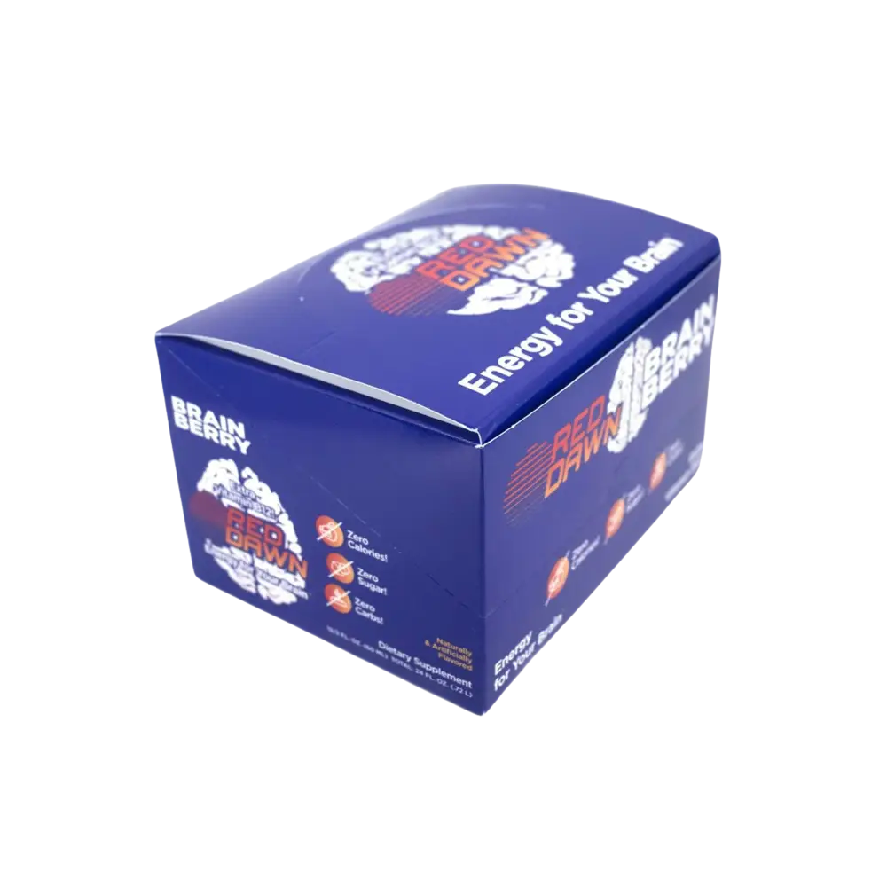 Red Dawn Brain Berry Shot for your Brain Sugar Free Full Box - Dietary Supplement