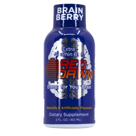 Red Dawn Brain Berry Shot for your Brain Sugar Free Full Box - Dietary Supplement