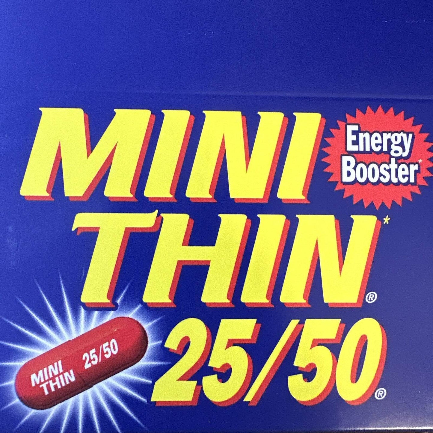 Mini Thin Energy Booster 25/50 – 30 Count Capsules (4 Pack) - XDeor