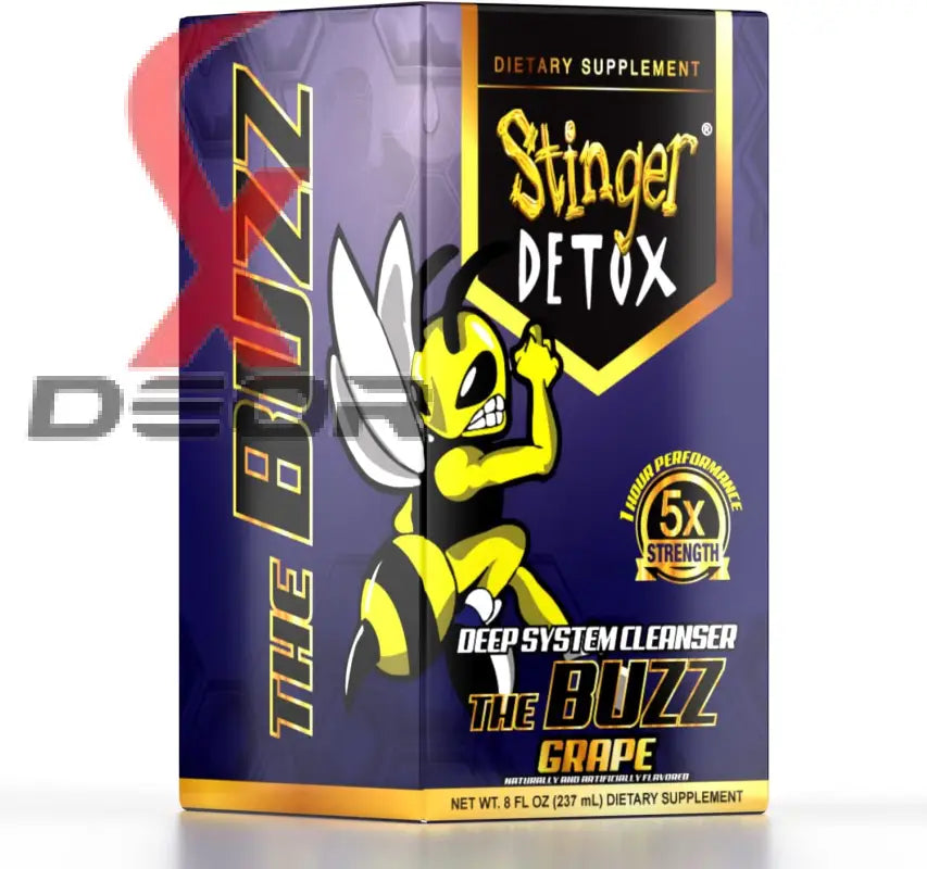 Stinger detox buzz 5x extra strength drink – grape 8 fl oz