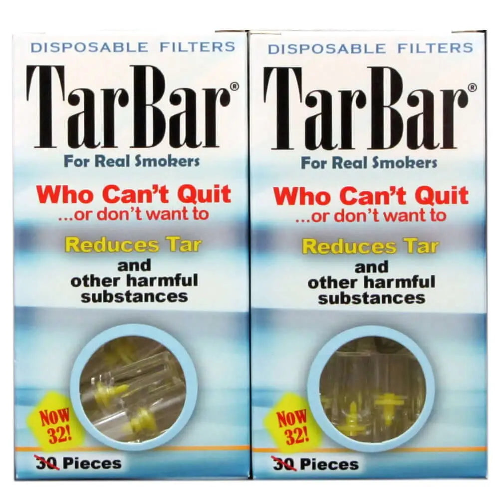 TarBar Cigarette Filters Disposable - 10 BOXES 320 Filters Total - Papers and Wraps