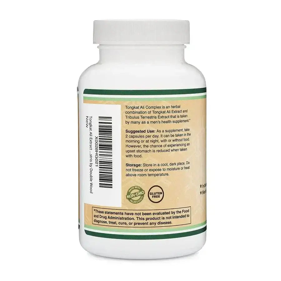 Tongkat Ali Extract 1000mg – Yellow Eurycoma Longifolia Jack – 120 Capsules - Dietary Supplement