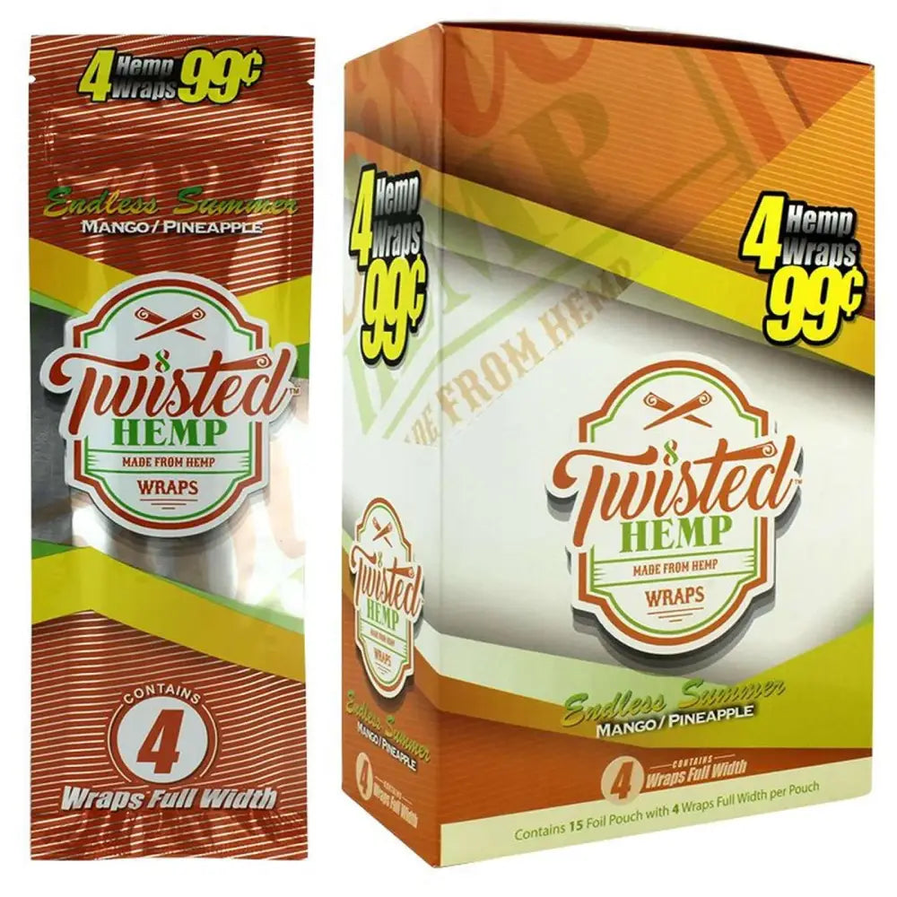 Twisted Hemp Endless Summer Wraps Full Box - Papers and Wraps