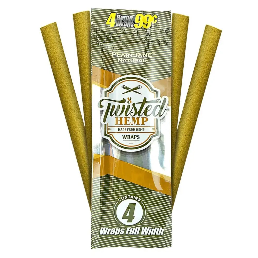 Twisted Hemp Plain Jane Wraps Full Box - Papers and Wraps