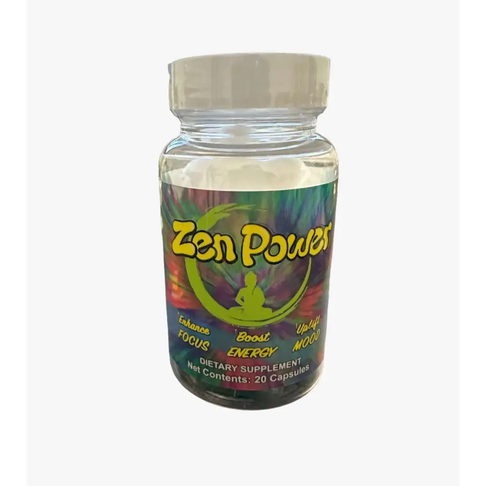 Zen Power Extra Strong 20 Capsules 5 Bottles of 20 Zenpower Mood Enhancer Pill - Dietary Supplement